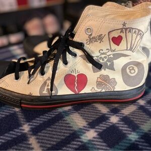 Sailor Jerry Converse Sz 11 men’s. Worn once